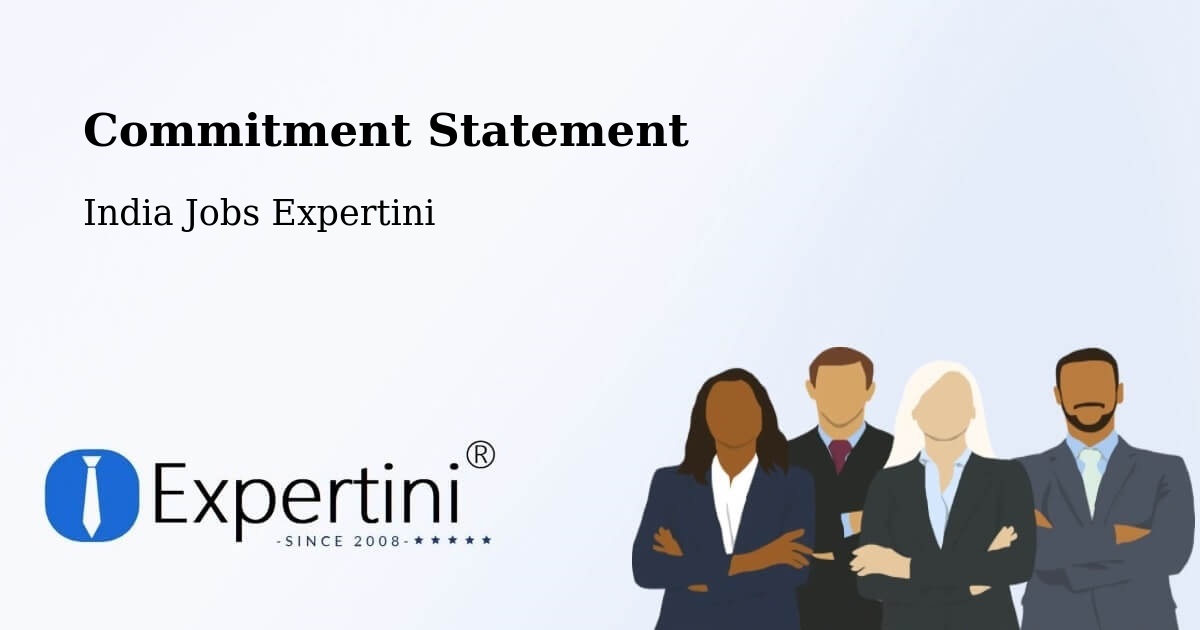 Commitment Statement - India Jobs Expertini